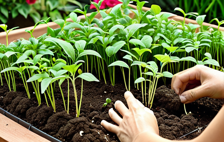 **Image Prompt:** A lush garden with seedlings sprouting in fertile soil, representing mental preparation and growth. A gardener is tending to the plants with care. The overall mood is hopeful and nurturing.